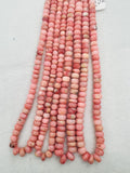 Pink Opal Roundel 7- 8mm , Top quality beads , Length 16 Inch, gemstone beads, Peruvian Pink Opal
