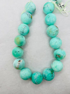 Chrysoprase Round Beads •25-28 mm Size • Code #5 •  AAA quality • Length 16 Inch • Natural Chrysoprase beads • Origin Australia