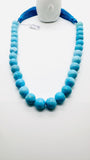 Turquoise Round Beads 14 mm size - Code #T1 - 100% Natural Turquoise - Length 41 cm - Sleeping beauty Turquoise - AAA Quality