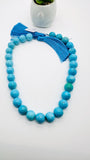 Turquoise Round Beads 14 mm size - Code #T4 - 100% Natural Turquoise - Length 41 cm - Sleeping beauty Turquoise - AAA Quality
