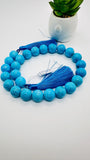 Turquoise Round Beads 16.50 mm size - Code #T6 - 100% Natural Turquoise - Length 41 cm - Sleeping beauty Turquoise - AAA Quality