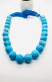 Turquoise Round Beads 18 mm size - Code #T8 - 100% Natural Turquoise - Length 40 cm - Sleeping beauty Turquoise - AAA Quality