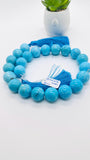 Turquoise Round Beads 18 mm size - Code #T8 - 100% Natural Turquoise - Length 40 cm - Sleeping beauty Turquoise - AAA Quality