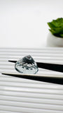 Moss Aquamarine Round Faceted • 12 mm Size • Code #D18 • Weight 7 Cts • Natural Moss Aquamarine Cut Stone • AAA Quality