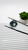 Moss Aquamarine Round Faceted •12 mm Size • Code #D19 • Weight 6.5 Cts • Natural Moss Aquamarine Cut Stone • AAA Quality