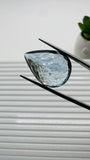 Moss Aquamarine Pear Faceted • 22x16 mm Size • Code #C4 • Weight 18 Cts • Natural Moss Aquamarine Cut Stone • AAA Quality