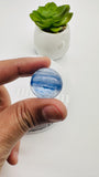 Kyanite Round Cabs - 20-22 mm Size - Code # K9 - K12 - AAA Quality - Kyanite Cabochons - Flat Back Cabs