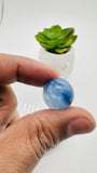 Kyanite Round Cabs - 16 - 20 mm Size - Code # K25 - K28 - AAA Quality - Kyanite Cabochons - Flat Back Cabs
