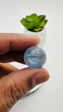 Kyanite Round Cabs - 16 - 20 mm Size - Code # K25 - K28 - AAA Quality - Kyanite Cabochons - Flat Back Cabs