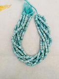 Larimar faceted 7-7.5mm Heishi , Length 16 Inch Larimar Good Quality beads - Larimar Heishi/tyre faceted Beads.