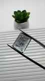Moss Aquamarine Faceted Rectangle • 14x11 mm Size • Code #B2 • Weight 10.5 Cts • Natural Moss Aquamarine Emerald Cut • AAA Quality