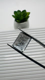 Moss Aquamarine Faceted Rectangle • 14x11 mm Size • Code #B2 • Weight 10.5 Cts • Natural Moss Aquamarine Emerald Cut • AAA Quality