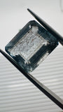 Moss Aquamarine Faceted Rectangle • 14x12 mm Size • Code #B3 • Weight 11 Cts • Natural Moss Aquamarine Emerald Cut • AAA Quality