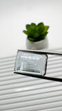 Moss Aquamarine Faceted Rectangle • 16.5X11.5 mm Size • Code #B6 • Weight 10.5 Cts • Natural Moss Aquamarine Emerald Cut • AAA Quality