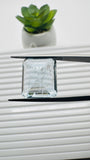 Moss Aquamarine Faceted Rectangle • 14.5X12.5 mm Size • Code #B9 • Weight 11 Cts • Natural Moss Aquamarine Emerald Cut • AAA Quality
