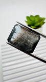 Moss Aquamarine Faceted Rectangle • 16.5x12 mm Size • Code #B16 • Weight 12 Cts • Natural Moss Aquamarine Emerald Cut • AAA Quality