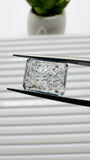 Moss Aquamarine Faceted Rectangle • 12x10 mm Size • Code #B20 • Weight 6 Cts • Natural Moss Aquamarine Emerald Cut • AAA Quality