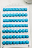 Turquoise Cushion Cabs - 8 mm size - Pack of 4 Pc - AAA Quality - 100% Natural Turquoise- Turquoise Square Cabochon - Flat Back Cabs
