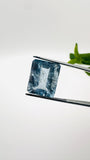 Moss Aquamarine Faceted Rectangle • 16x13 mm Size • Code #A4 • Weight 17 Cts • Natural Moss Aquamarine Emerald Cut • AAA Quality