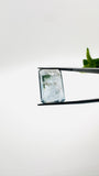 Moss Aquamarine Faceted Rectangle • 18x12 mm Size • Code #A5 • Weight 16.95 Cts • Natural Moss Aquamarine Emerald Cut • AAA Quality