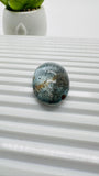 Moss Aquamarine Cabochon 32x21.50 mm - Code #M2 - Weight 48.5 Cts - Natural Moss Aquamarine Cabs - AAA Quality - Flat Back Cabs