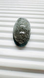 Moss Aquamarine Cabochon 32x16 mm - Code #M7 - Weight 28 Cts - Natural Moss Aquamarine Cabs - AAA Quality - Flat Back Cabs