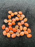 Sunstone 5X7MM Smooth Oval Cabs , Natural gemstone cabochon. Good Quality cabs ( Pack of 10 pc )