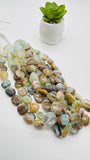 Peru Opal Nugget Beads • 18-21x15-18 mm Size • Code #P1/P2 - Length 16 Inch • AAA Quality • Natural Peruvian Opal beads • Origin Peru