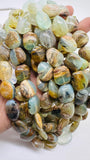 Peru Opal Nugget Beads • 18-21x15-18 mm Size • Code #P1/P2 - Length 16 Inch • AAA Quality • Natural Peruvian Opal beads • Origin Peru