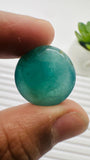 Grandidierite Round cabs • 19 mm Size • Code #G20 • Weight 24.5 Cts • AAA Quality • Natural Grandidierite Cabochon