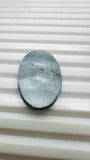 Moss Aquamarine Cabochon 28x19 mm - Code #M8 - Weight 27.5 Cts - Natural Moss Aquamarine Cabs - AAA Quality - Flat Back Cabs