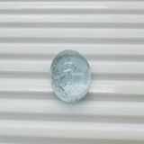 Moss Aquamarine Oval Cabochon • Code #M30- M33 • Natural Moss Aquamarine Cabs • AAA Quality • Flat Back Cabs