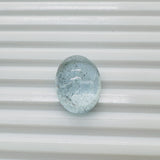 Moss Aquamarine Oval Cabochon • Code #M30- M33 • Natural Moss Aquamarine Cabs • AAA Quality • Flat Back Cabs