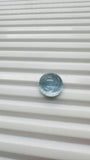 Moss Aquamarine Round Cabochon • Code #M41- M47 • Natural Moss Aquamarine Cabs • AAA Quality • Flat Back Cabs