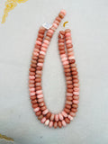 Pink Opal Roundel 14 mm , Top quality beads , Length 15.5 Inch, gemstone beads Peruvian Pink Opal