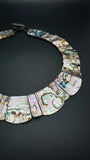 Abalone Shell Necklace -Fancy Shape - AAA Quality- Length 18'' Natural Abalone Shell Jewellery - Shell Necklace