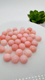 Pink Opal Round Cabs - 8 mm size - Pack of 2 Pieces - AAA Quality - Natural Pink Opal Cabochon - Pink Opal Cabs