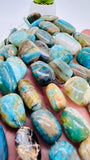 Peruvian Opal Nugget Beads • 14-15X18-20 mm • Length 16 Inch • AAA Quality • Natural Peruvian Opal beads • Origin Peru