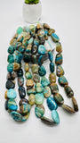 Peruvian Opal Nugget Beads • 14-15X18-20 mm • Length 16 Inch • AAA Quality • Natural Peruvian Opal beads • Origin Peru