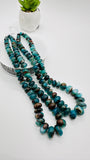 Peruvian Opal Roundel Beads • 8-15 mm Size • Length 16 Inch • AAAA Quality • Peruvian Opal Beads • Origin Peru
