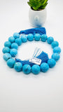 Turquoise Round Beads 18 mm size - Code #T8 - 100% Natural Turquoise - Length 40 cm - Sleeping beauty Turquoise - AAA Quality