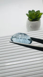 Moss Aquamarine Oval Faceted • 23x16.5 mm Size • Code #D3 • Weight 23.5 Cts • Natural Moss Aquamarine Cut Stone • AAA Quality