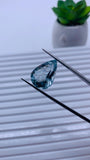 Moss Aquamarine Pear Faceted • 19.5X14 mm Size • Code #C8 • Weight 13 Cts • Natural Moss Aquamarine Cut Stone • AAA Quality