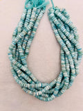 Larimar faceted 8mm Heishi , Length 16 Inch Larimar Good Quality beads - Larimar Heishi/tyre faceted Beads.