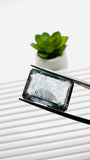 Moss Aquamarine Faceted Rectangle • 16.5X11.5 mm Size • Code #B6 • Weight 10.5 Cts • Natural Moss Aquamarine Emerald Cut • AAA Quality