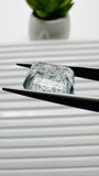 Moss Aquamarine Faceted Rectangle • 12x10 mm Size • Code #B20 • Weight 6 Cts • Natural Moss Aquamarine Emerald Cut • AAA Quality