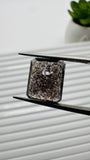 Moss Aquamarine Faceted Rectangle • 12x10 mm Size • Code #B24 • Weight 5 Cts • Natural Moss Aquamarine Emerald Cut • AAA Quality