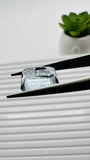 Moss Aquamarine Faceted Rectangle • 10.5x9 mm Size • Code #B27 • Weight 4.5 Cts • Natural Moss Aquamarine Emerald Cut • AAA Quality