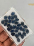 Blue Sapphire 6X4MM Faceted -Pack of 5 Pcs -AAA Quality Sapphire cabs • Blue Sapphire • Not Heated