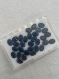 Blue Sapphire 6X4MM Faceted -Pack of 5 Pcs -AAA Quality Sapphire cabs • Blue Sapphire • Not Heated
